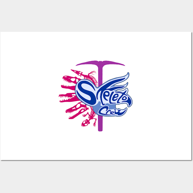 Logo - Bi Pride Wall Art by SkeleCrewPaleo